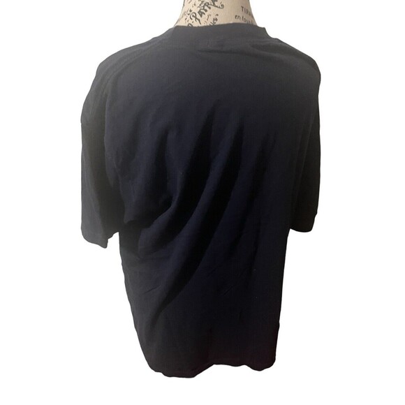 VINTAGE Disney Eeyore & Tigger Embroidered Pocket T-Shirt SZ Large Blue Adult - Picture 10 of 16